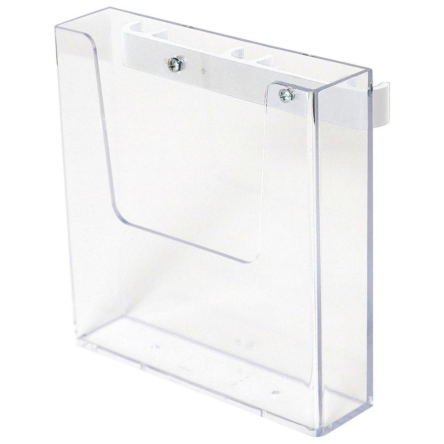 Acrylic holder for A5 brochures, incl. white fitting for Crown Truss 15