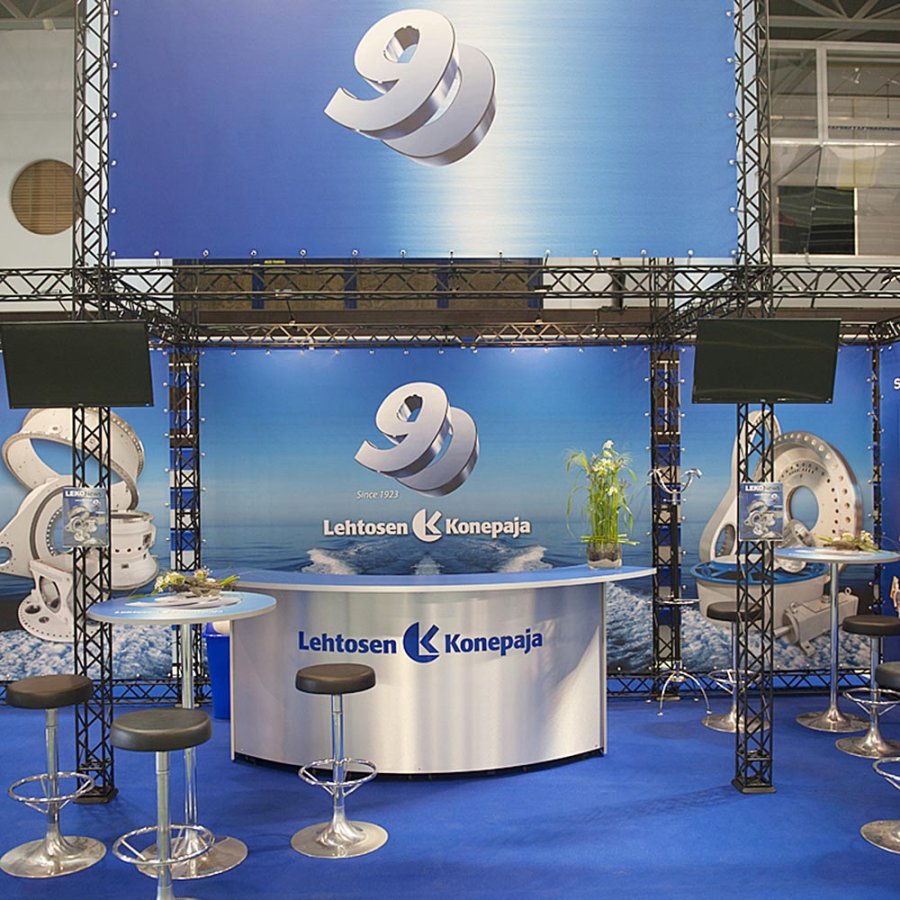 Acrylic holder for A4 brochures, incl. black fitting for Crown Truss 15