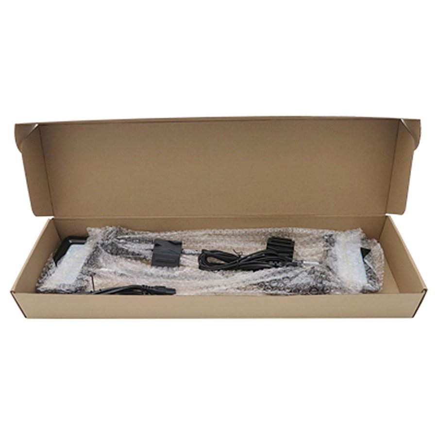 LED spots, 2 pcs. in black, 15W, incl. holder for Crown Truss 15