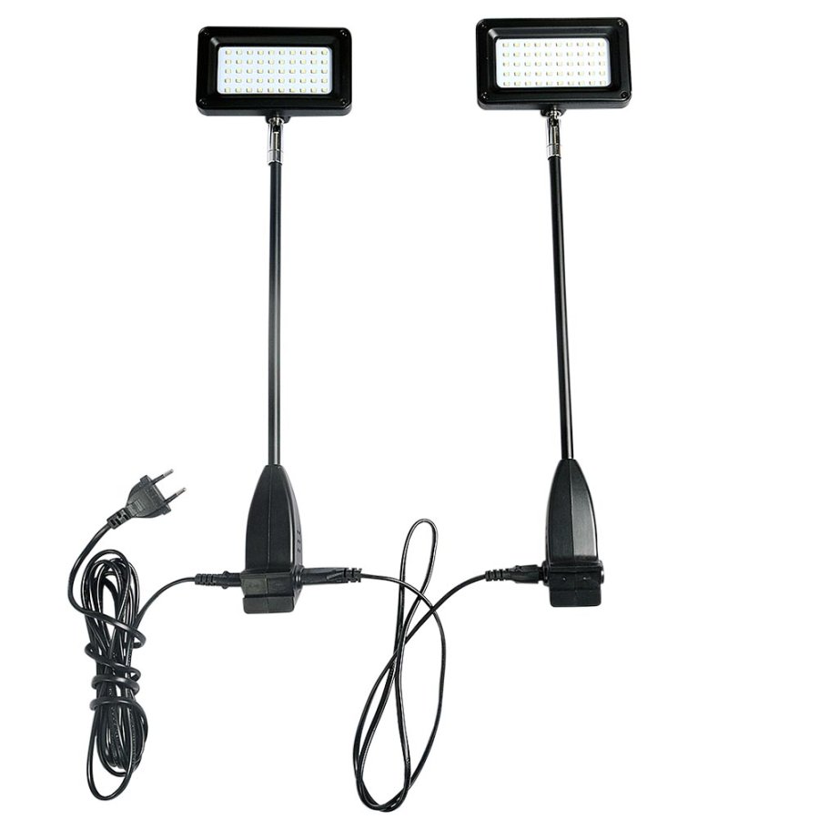 LED spots, 2 pcs. in black, 15W, incl. holder for Crown Truss 15
