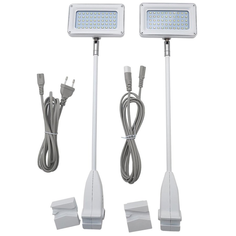 LED spots, 2 pcs. in white, 15W, incl. holder for Crown Truss 15