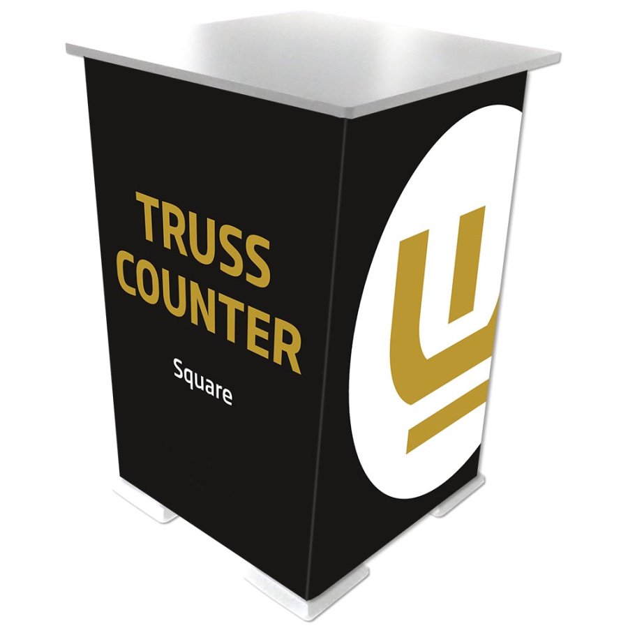 Top plate, for Crown Truss 15 Square counter, white