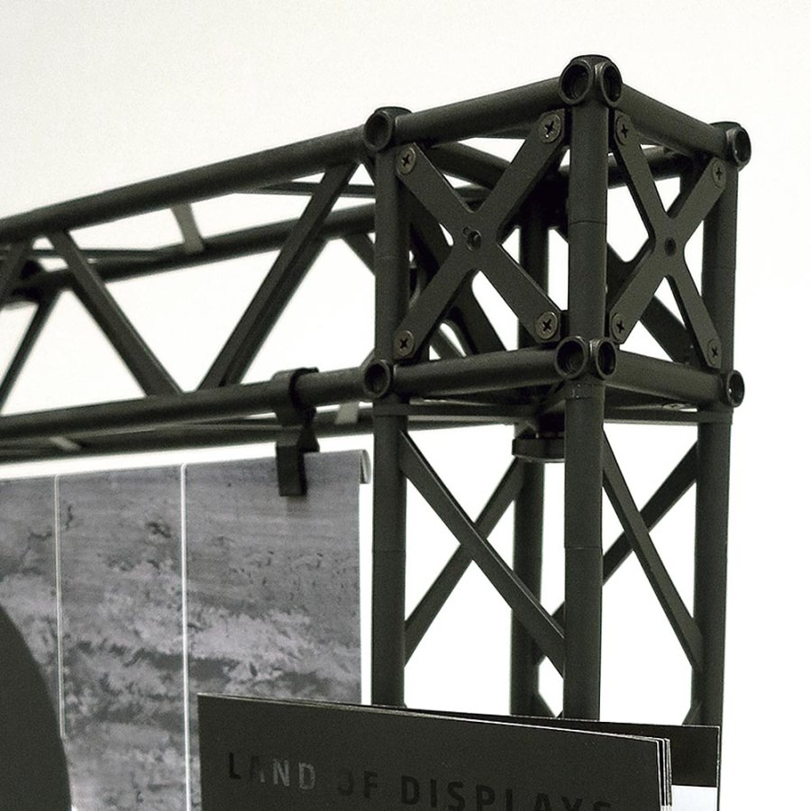 210 cm alu list with tape, for Crown Truss banner