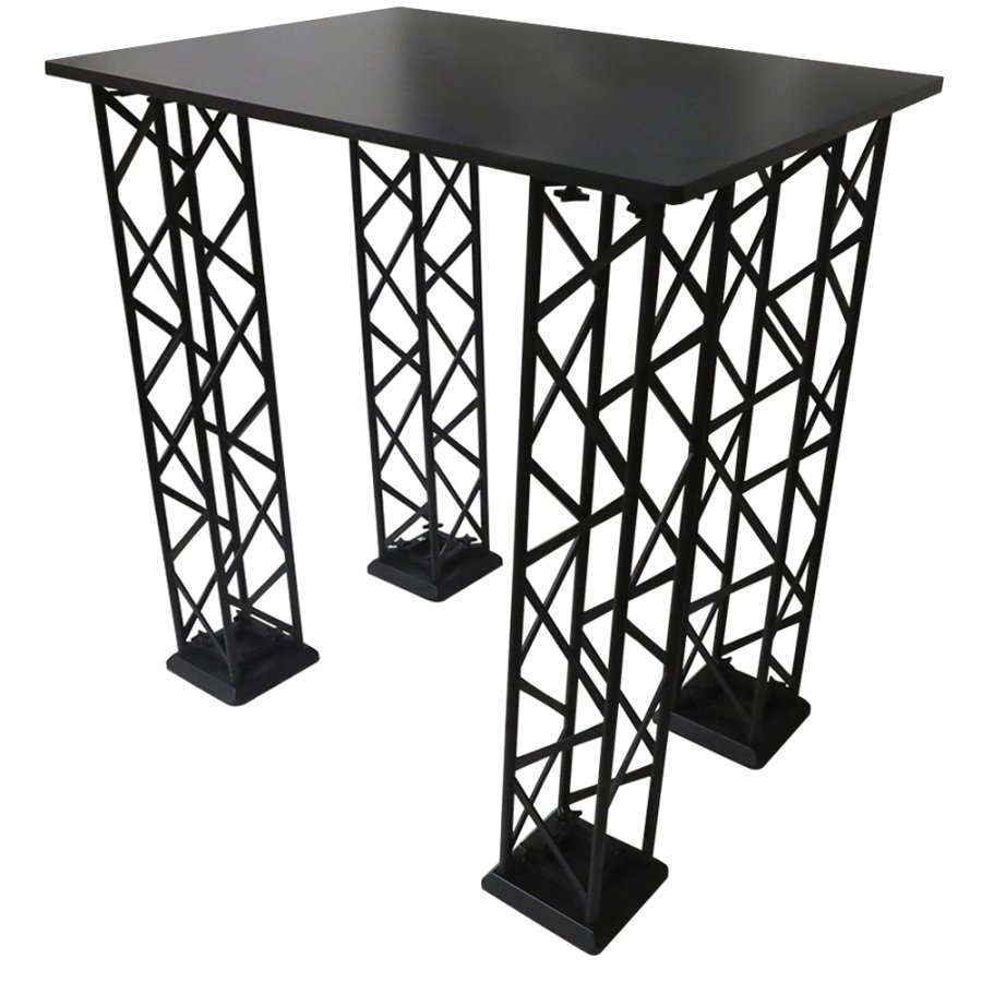 Crown Truss Counter, Rectangle, small, black desk