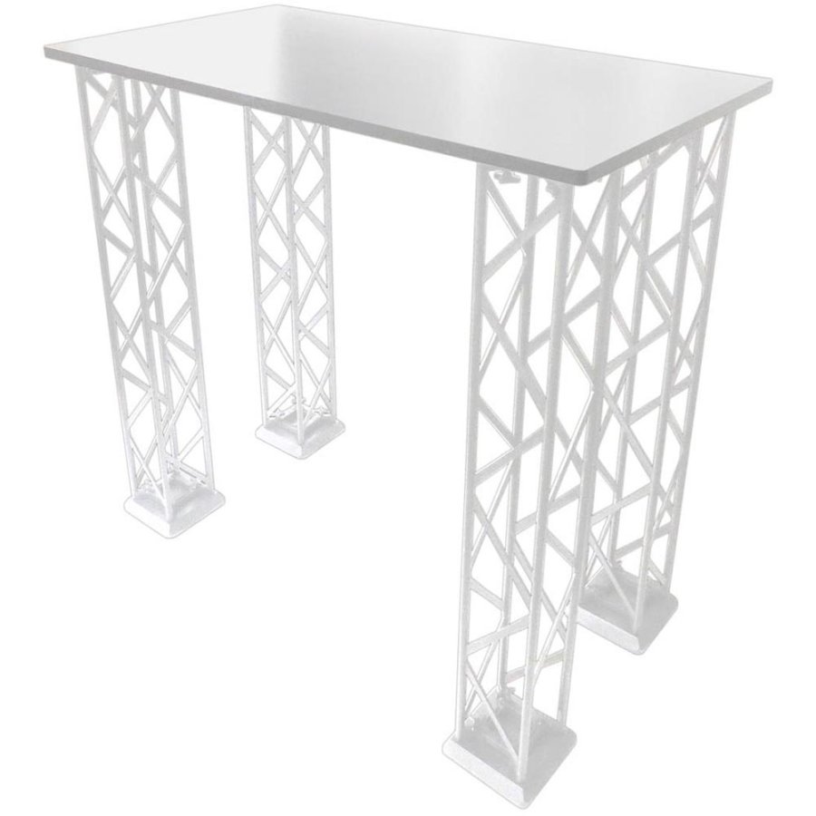 Crown Truss Counter, Rectangle, small, white desk