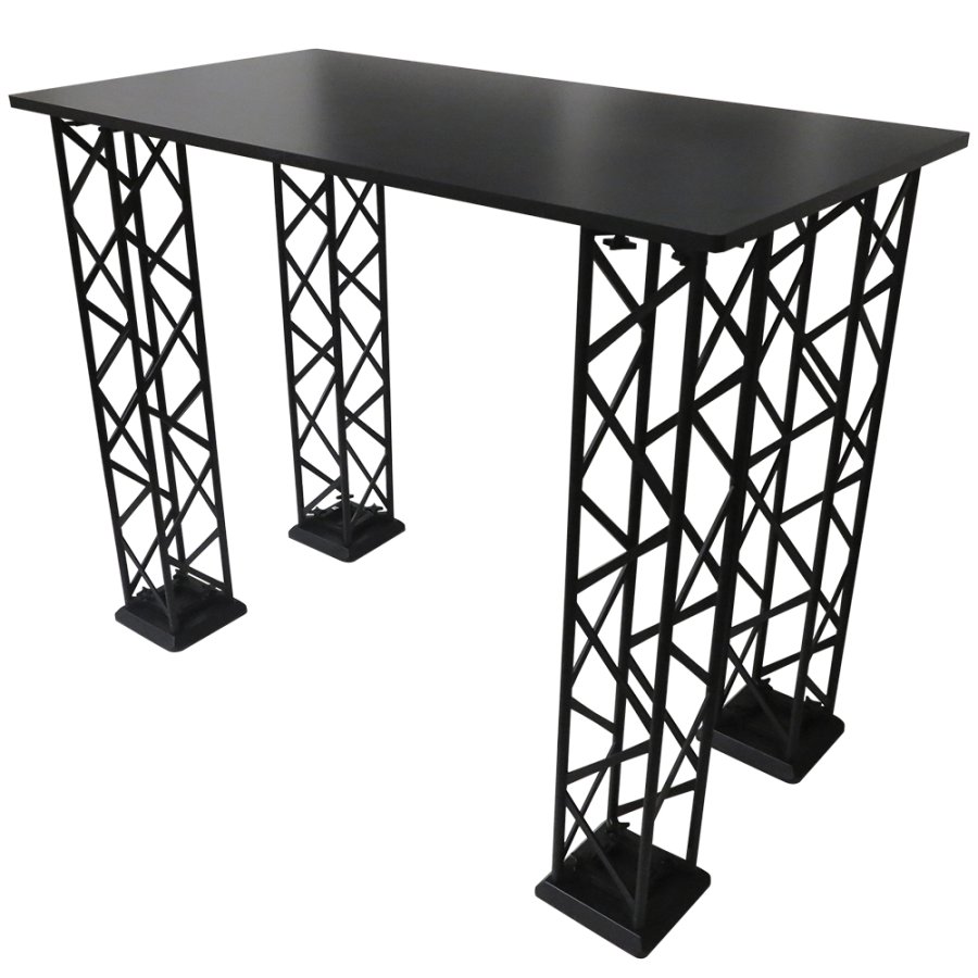 Crown Truss Counter, Rectangle, large, black desk