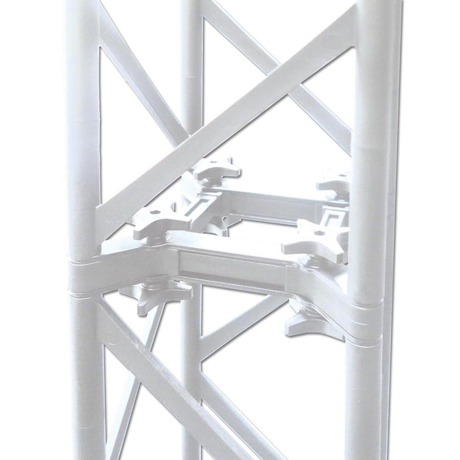 Crown Truss Single Banner, 15 x 15 cm, white exhibition wall