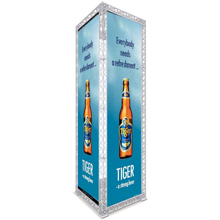 Crown Truss Tower, 15 x 15 cm, black