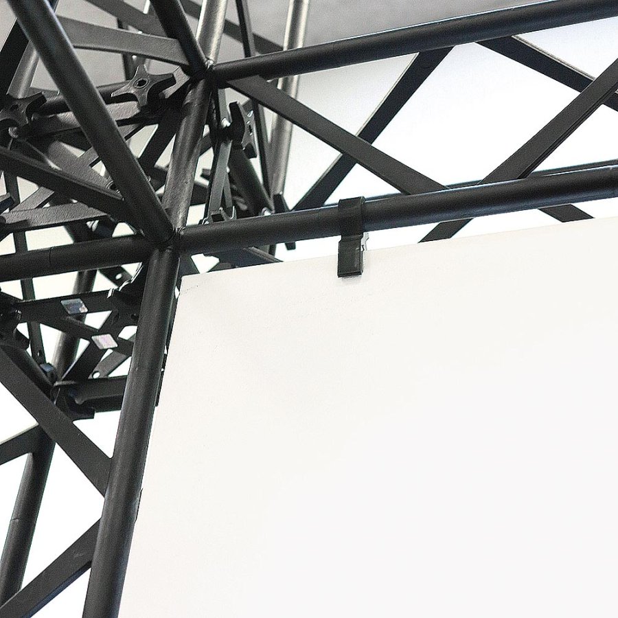 Crown Truss U-Shape 4 x 4 m, 15 x 15 cm, black