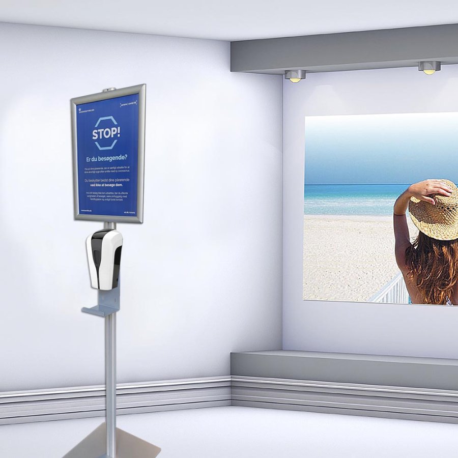 Hand Sanitizer Stand, A4