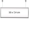 Ceiling Info System, double sided, 1 display 7,4 x 50 cm #1