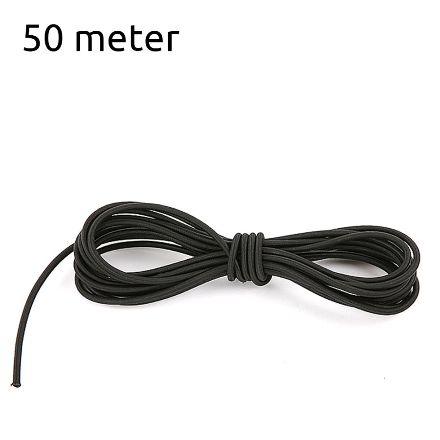 Black elastic strap, 50 metres, for banner with rings, for Omni Banner Frame