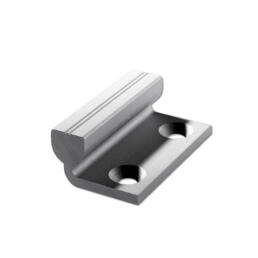 1 pc. of aluminum fitting for floor / ceiling mounting of Outdoor Banner Profile