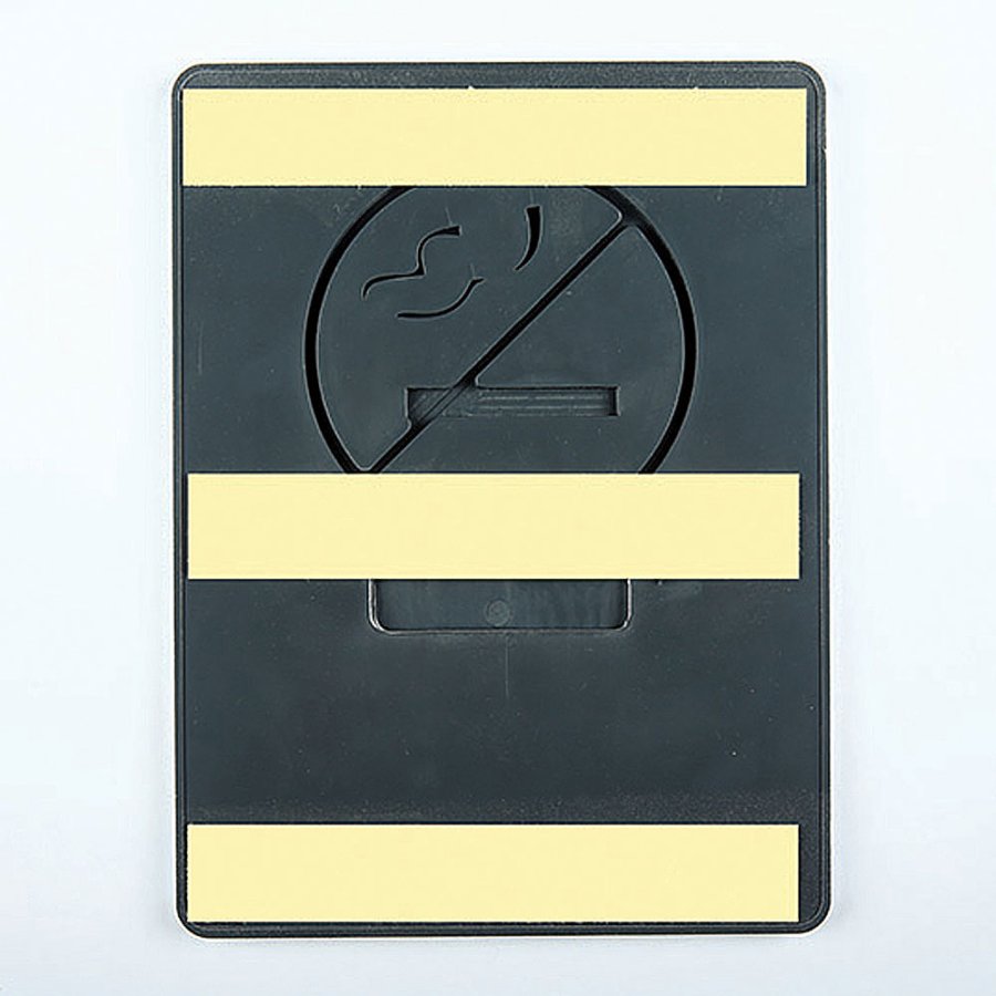 Icon Sign with Text - No Smoking