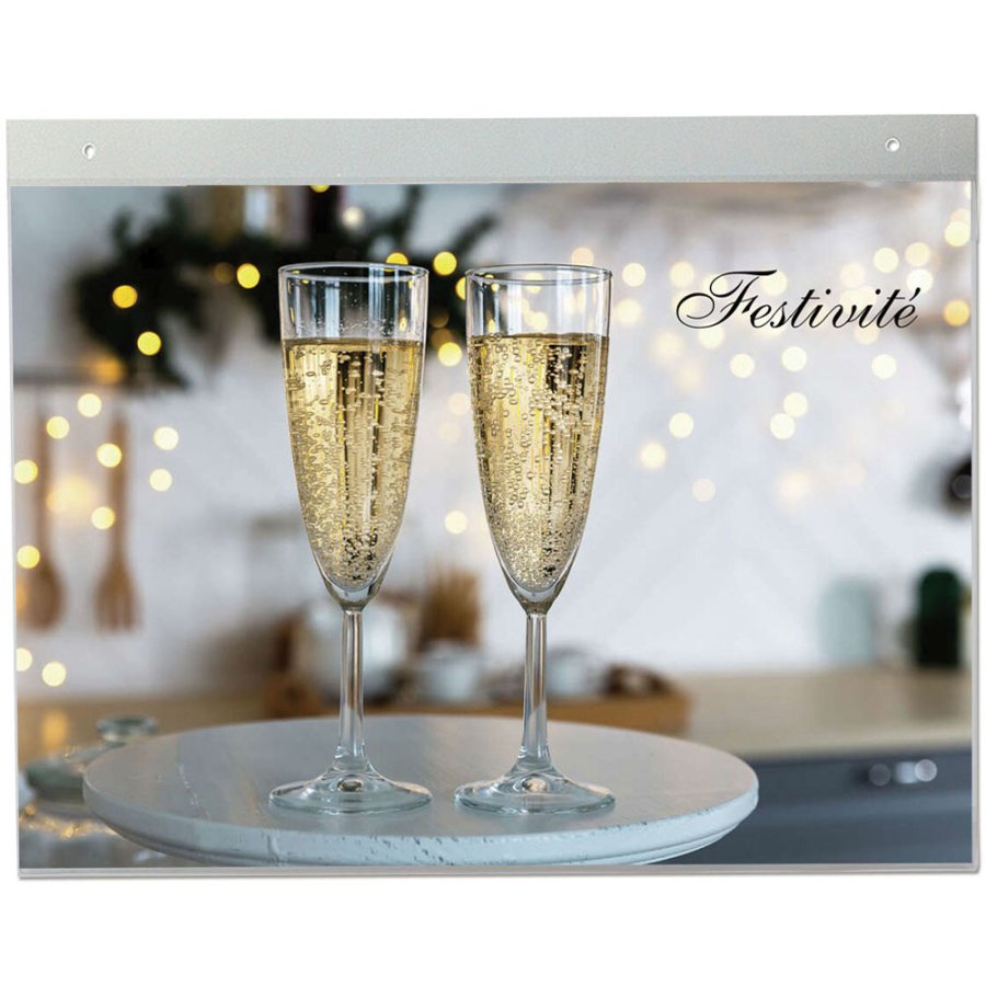 Acrylic Holder with Holes, A3 horizontal