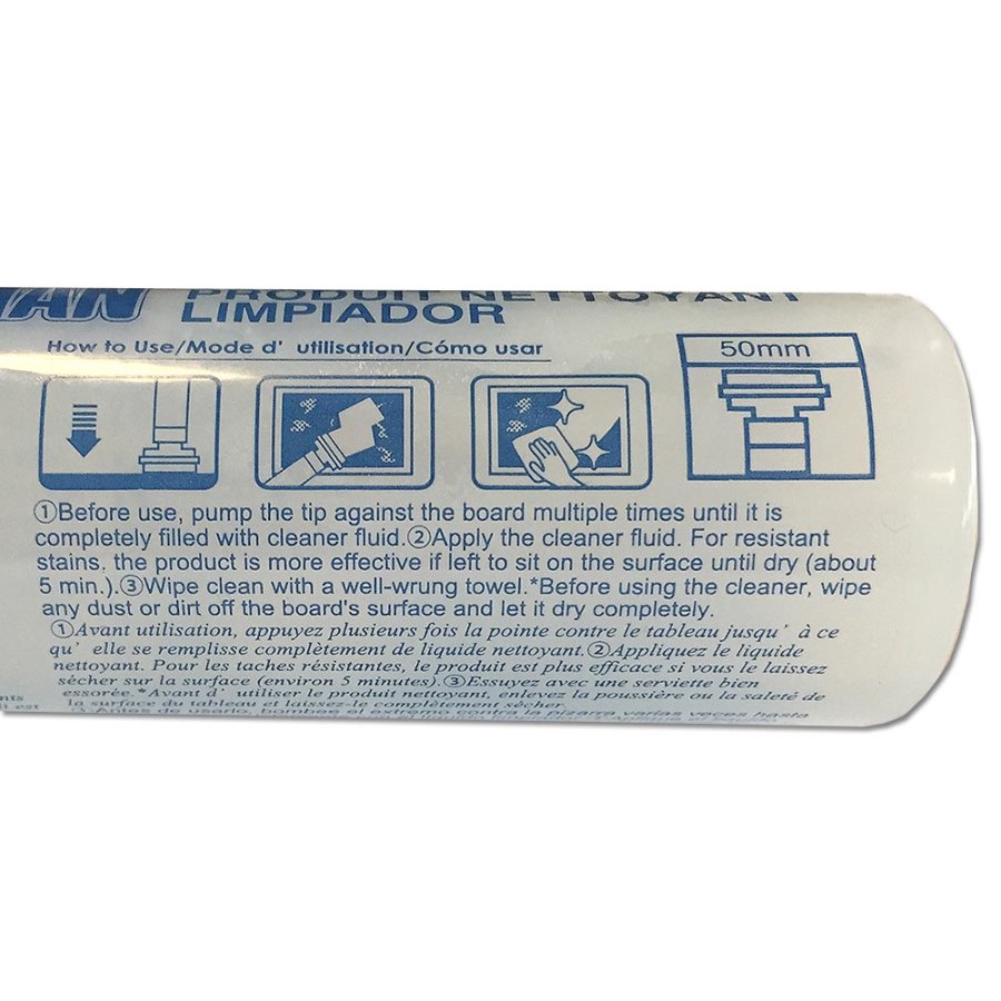 Cleaner Pen for black- and whiteboards