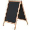 Wooden A-Board Light with blackboard of steel #2