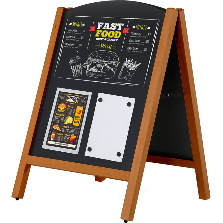 Wooden A-board Bow with Steel Board