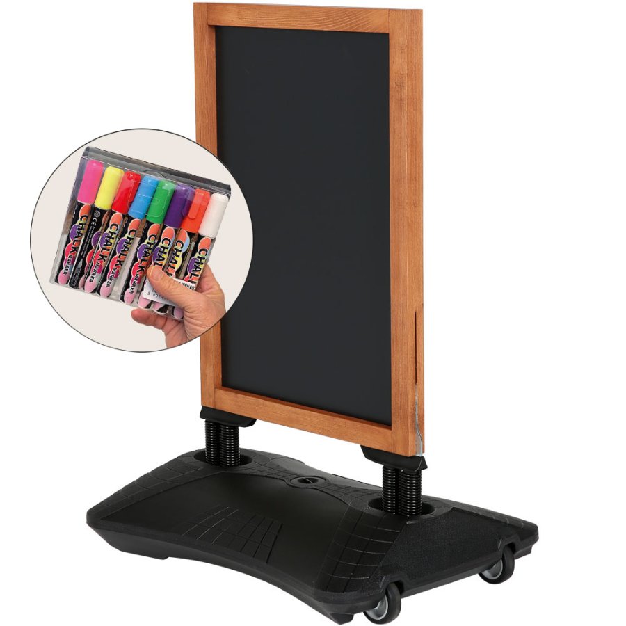 Wooden Wind-Sign Waterbase with Steel Board