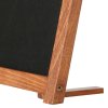Wooden Chalkboard with Feet, dark wood, 21,6 x 27,9 cm #3