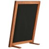 Wooden Chalkboard with Feet, dark wood, 21,6 x 27,9 cm #4