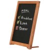 Wooden Chalkboard with Feet, dark wood, 21,6 x 27,9 cm #5