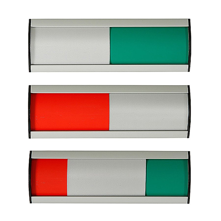 Meeting Room Door Sign with slider, 52 x 200 mm