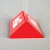 Pyramid Menuholder, vertical, A5, red base #5