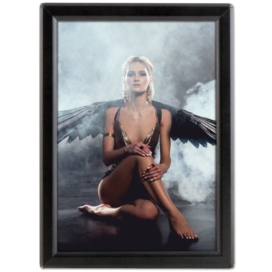 Opti snap frame, 14 mm, A4, black