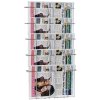 Wireholder Wall, 5 x Newspaper, silver #1