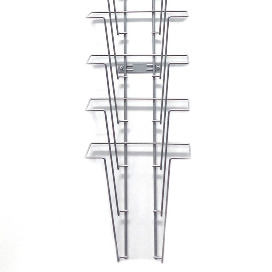 Wireholder Wall 10 x A4, silver