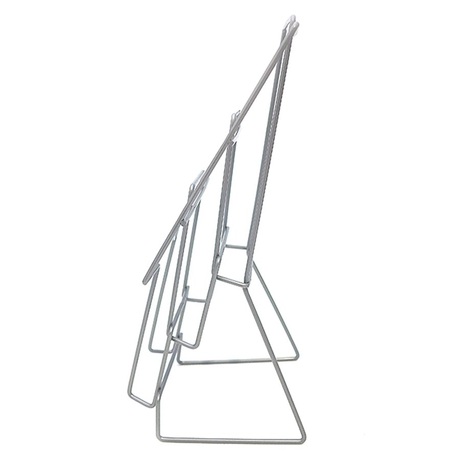 Wireholder Table, 3 x A4, silver