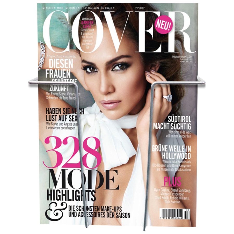 Wireholder Wall A4, silver