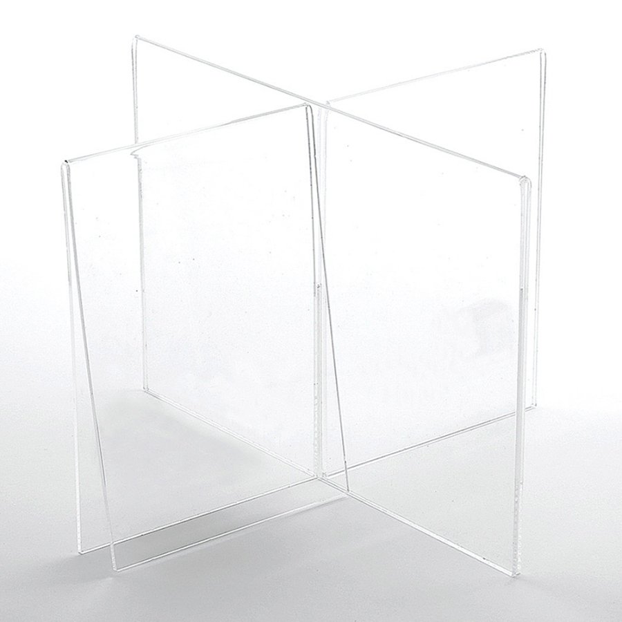 Cross Menuholder x 4, acrylic, 8 x A5