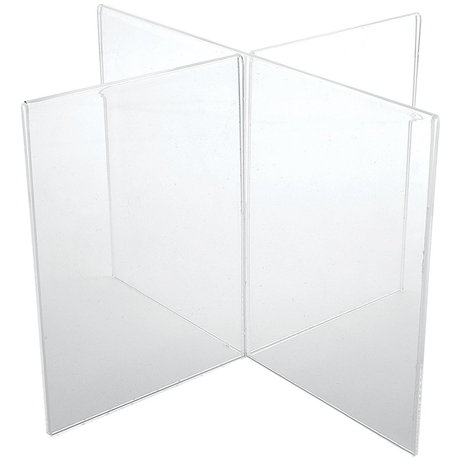 Cross Menuholder x 4, acrylic, 8 x A5