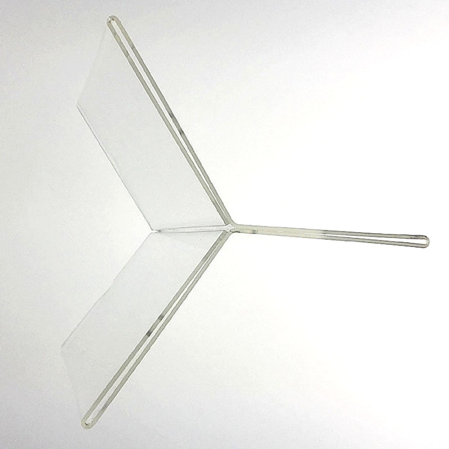 Cross Menuholder x 3, acrylic, 6 x M65