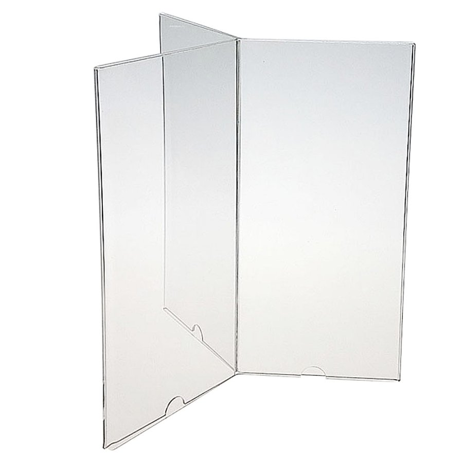 Cross Menuholder x 3, acrylic, 6 x M65