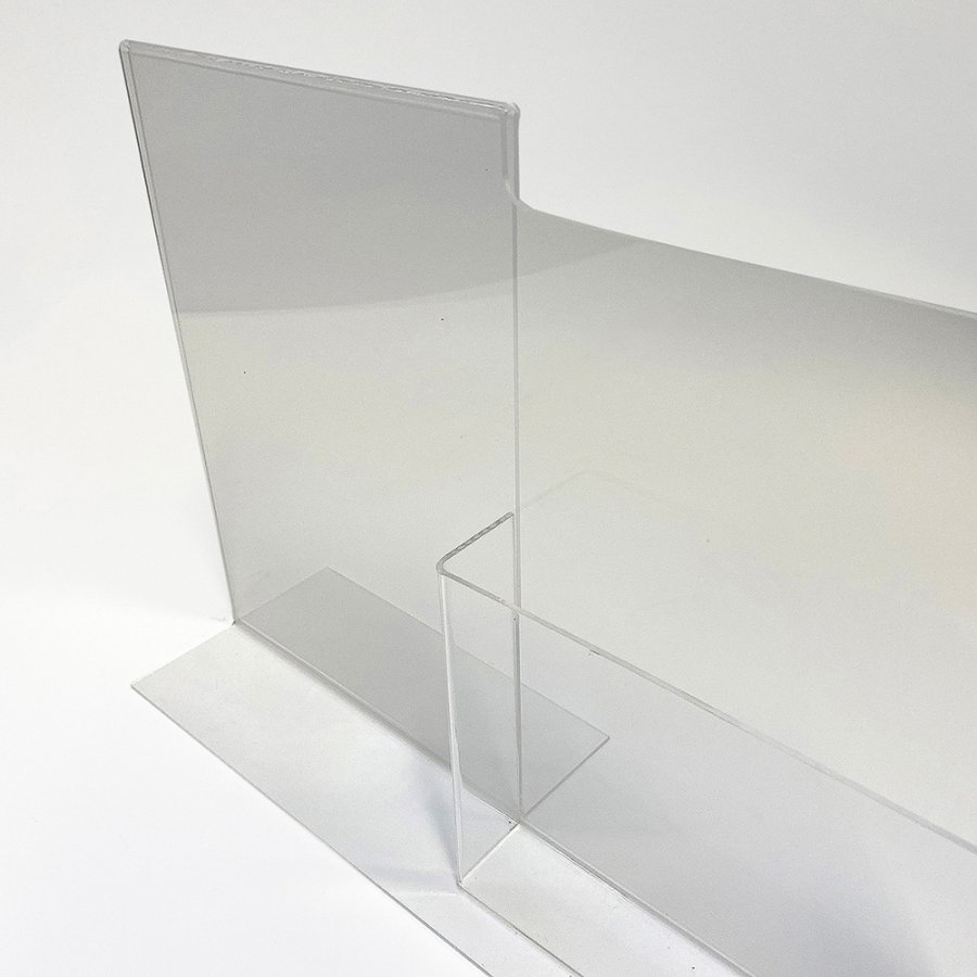 Menuholder Double A4, acrylic, with A4 holder