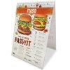 A-Menu holder, vertical A4 acrylic display, double sided #1