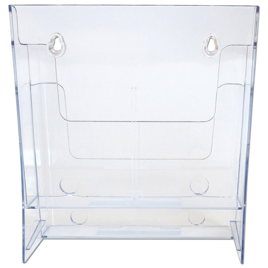 Table & Wall Dispenser, 2 x A4 acrylic holder