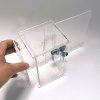 Tip Box Clear with info, 14,8 x 16 cm and lock #6