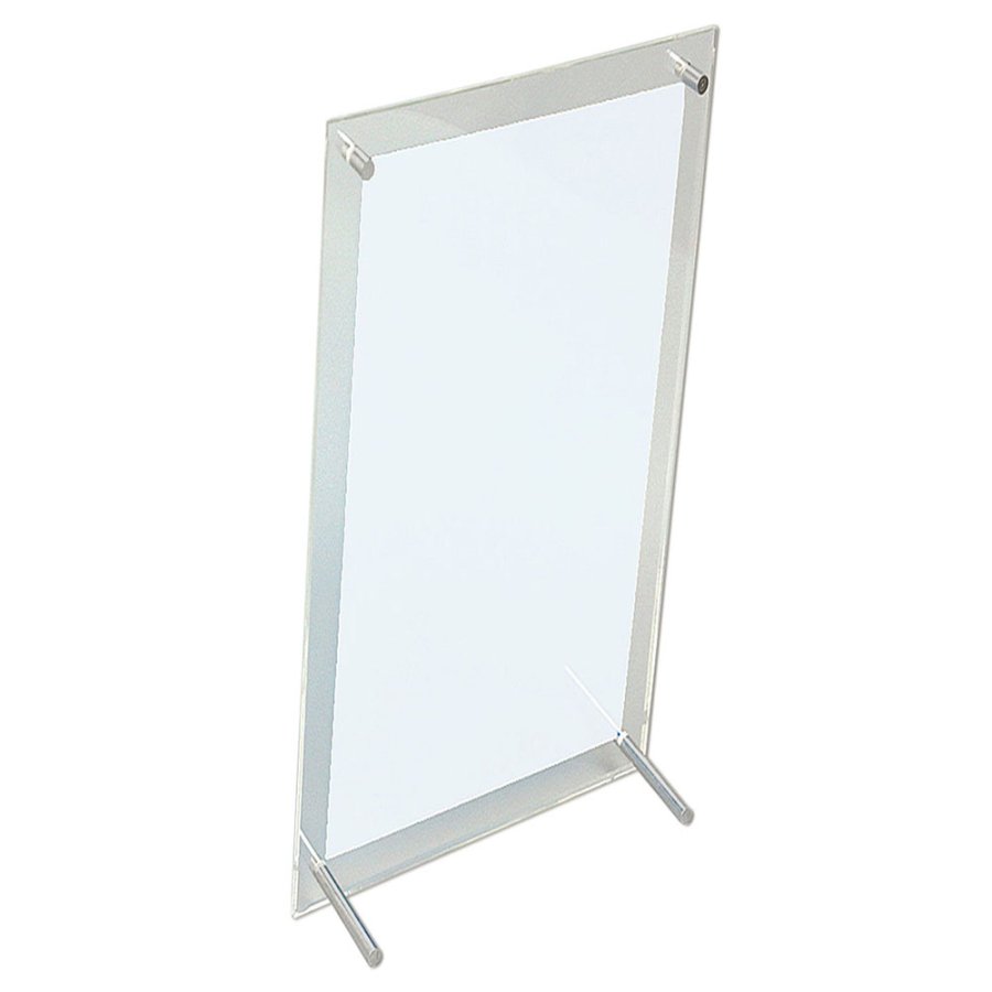 Menuholder with Legs, acrylic  /alu, M65