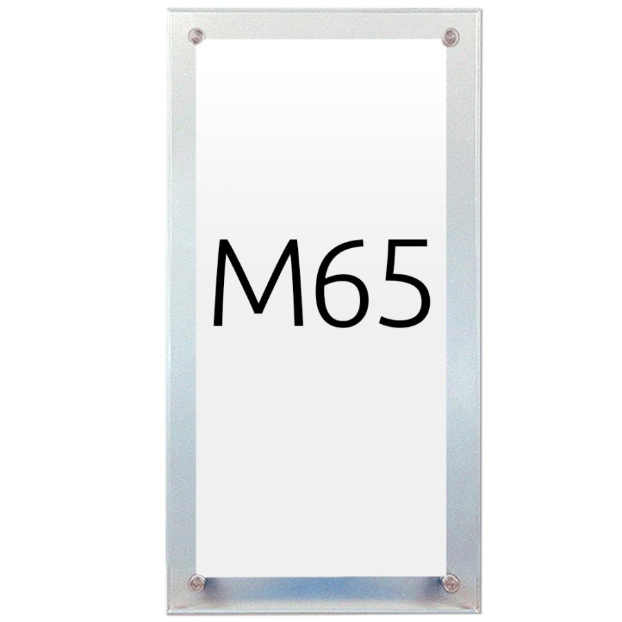 Menuholder with Legs, acrylic  /alu, M65