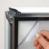 Alu snap frame Watersafe, 35 mm, 70 x 100, silver #4