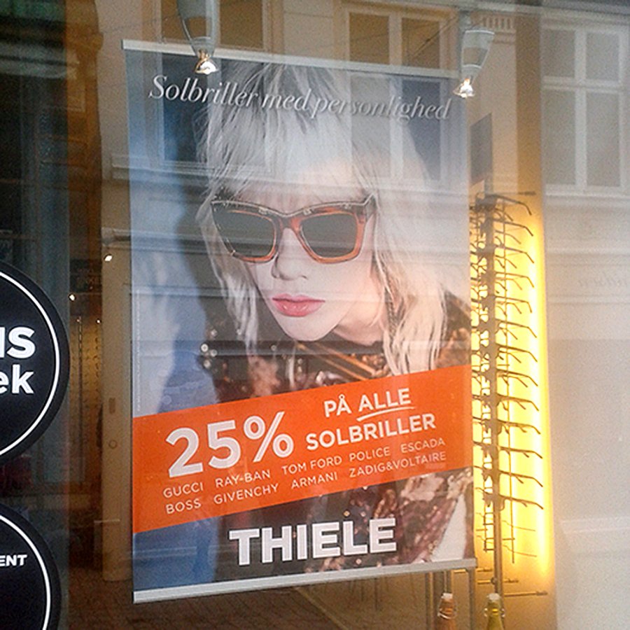 Poster-Hanger, double sided, set, 50 cm, alu/silver