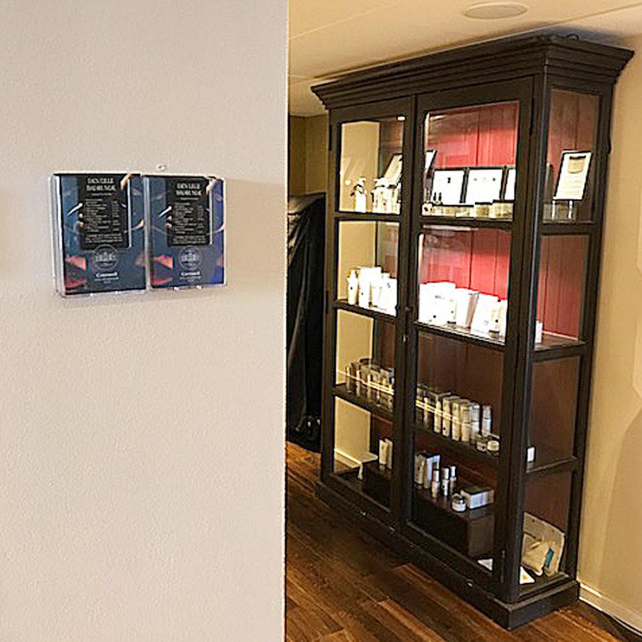 Wall Dispenser, acrylic holder, 2 x M65