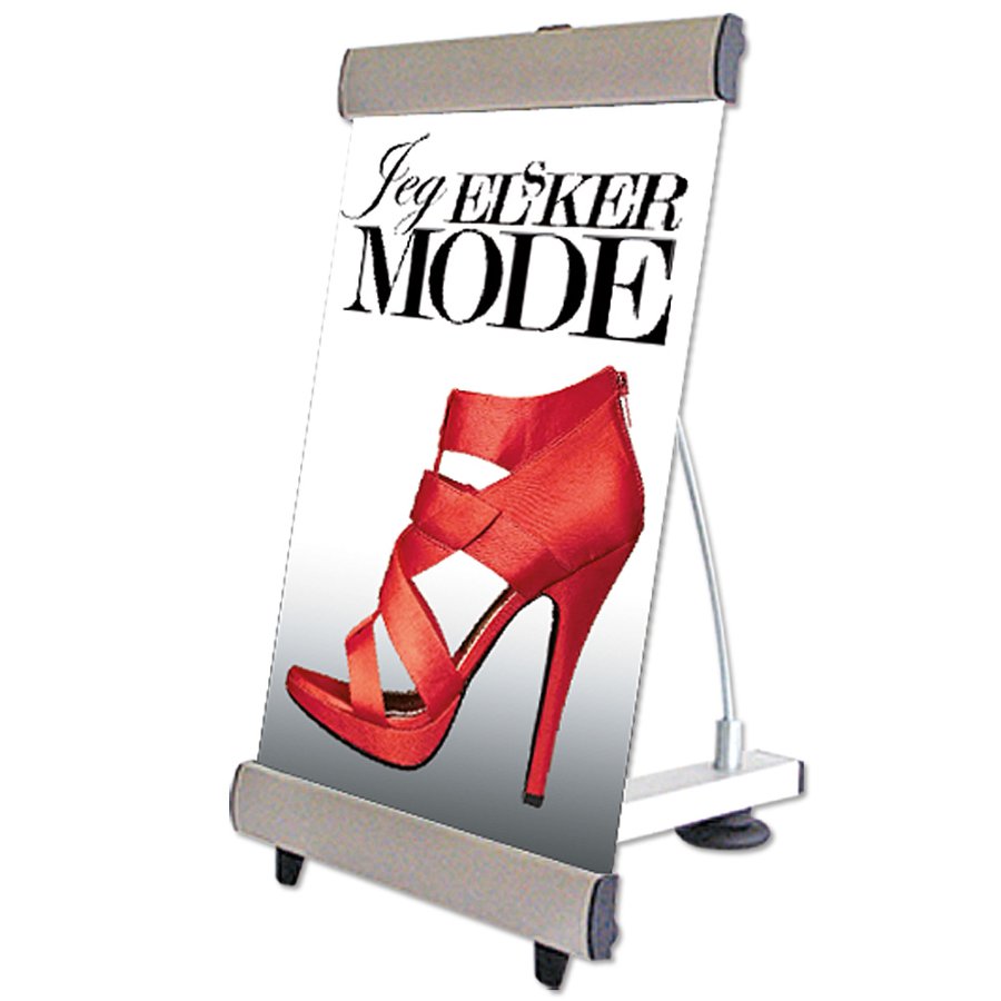 Quick Banner Stand, single sided, 100 x 140 cm