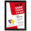 Opti Snap Frame, 14 mm, A4, black #6