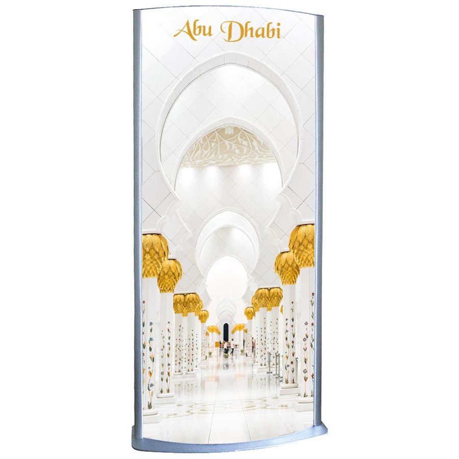 Totem Elipse Light Stand, double sided, 80 x 170 cm