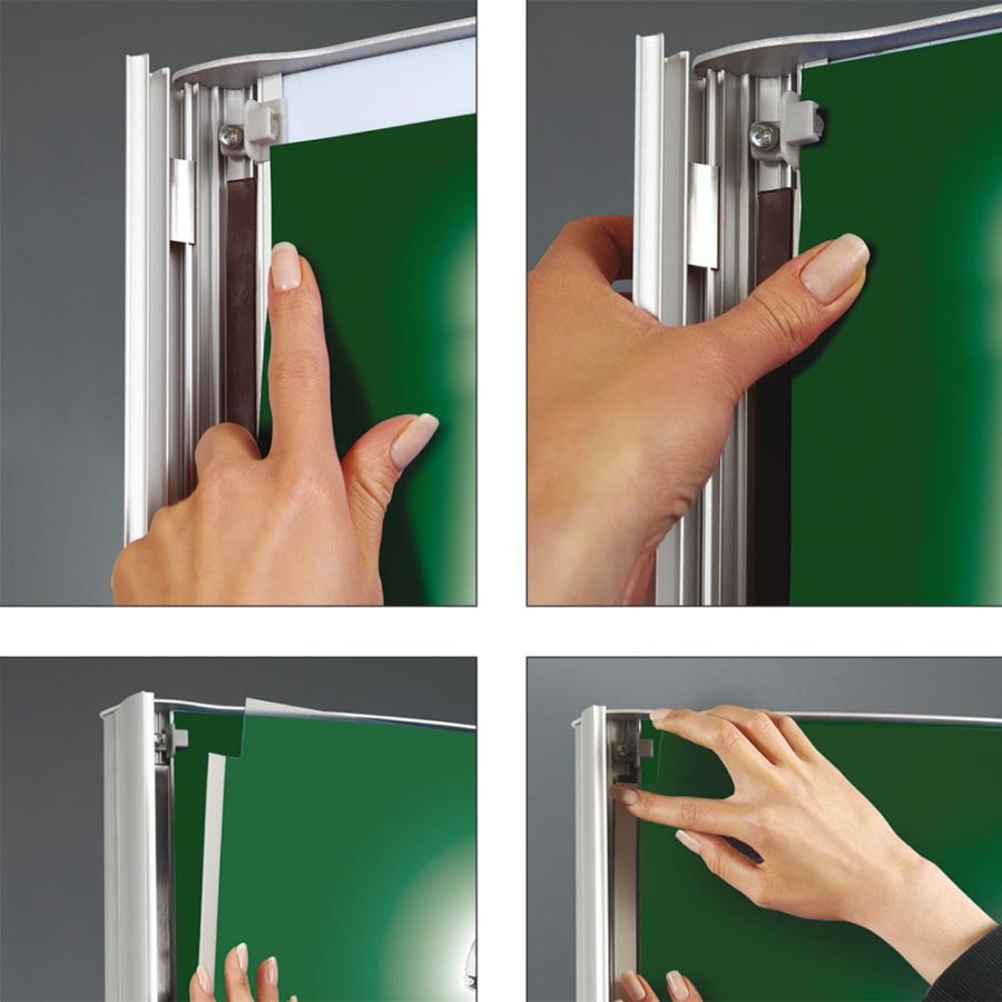 Totem Elipse Light Stand, double sided, 60 x 170 cm